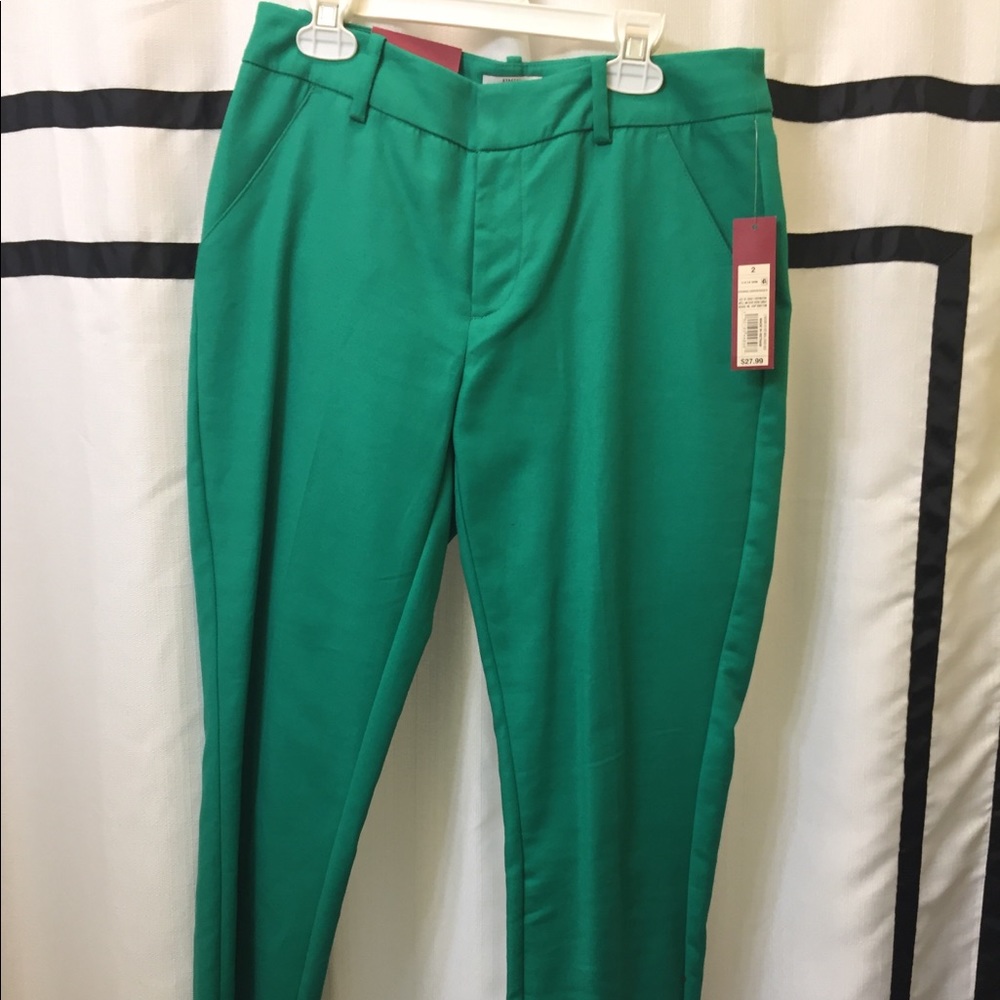 NWT green ankle pants